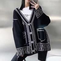 Graffiti Knitted Cardigan Jacket - Thumbnail 5