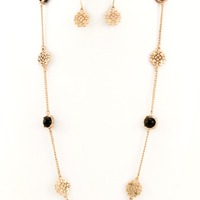 Mariam Filigree Necklace Set - Thumbnail 4