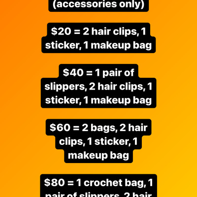 Mystery package (accessories only)