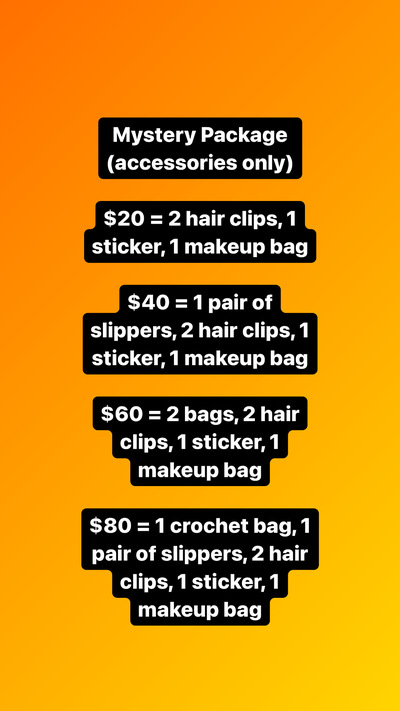 Mystery Package (accessories only)