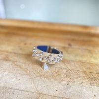 Champagne 2-1-2 short british stud Bracelet - Thumbnail 2