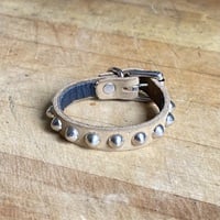 1-Row Mini Standard Cones Champagne Wristband - Thumbnail 3