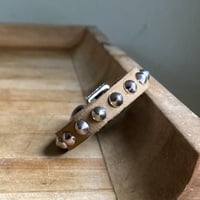 1-Row Mini Standard Cones Champagne Wristband - Thumbnail 5