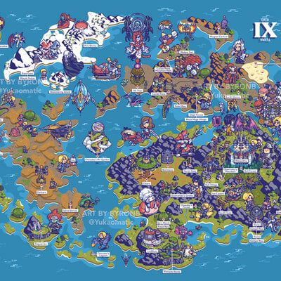 Ff9 world map