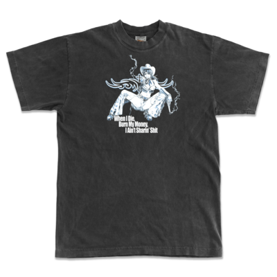 "burn my money" black lagoon tee
