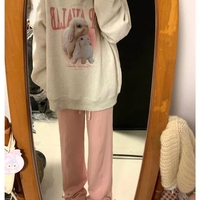 Rabbit Print Crew Neck Sweatshirt  - Thumbnail 1