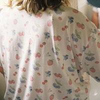 2PCS Floral Oversized Pajama Set - Thumbnail 5