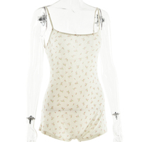 Floral Open Back Playsuit  - Thumbnail 7