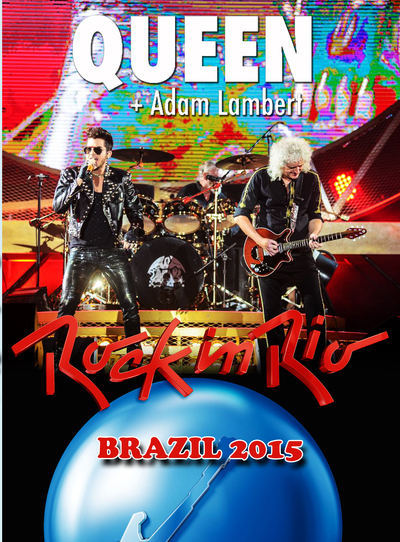 QUEEN + ADAM LAMBERT Live At The Rock In Rio, Brazil 2015 DVD