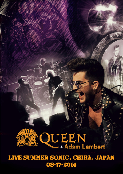 QUEEN + ADAM LAMBERT Live Summer Sonic, Chiba, Japan 08.17.2014 DVD