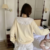 Yellow Sheep Peterpan Collar Sweatshirt  - Thumbnail 4