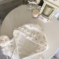 Bow Rose Print Loose Hoodie - Thumbnail 9