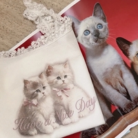 Cat Lace Trim Crop Top  - Thumbnail 7