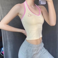 Cherry Rhinestone Patchwork Tank Top  - Thumbnail 5