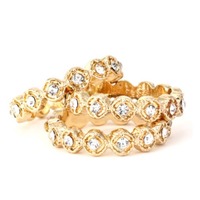 Candace Crystal Ring Set - Thumbnail 3