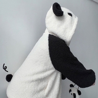 Panda Bear Ear Fleece Hoodie - Thumbnail 5
