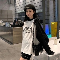 Cat Pixel Print Long Sleeve Shirt  - Thumbnail 4