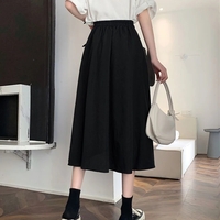 Bow Lace Up A-Line Midi Skirt  - Thumbnail 4