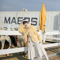 White Bow Maxi Skirt  - Thumbnail 6