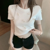 Pearl Bow Short Sleeve Shirt  - Thumbnail 6