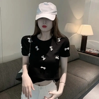 Pearl Bow Short Sleeve Shirt  - Thumbnail 7