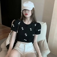 Pearl Bow Short Sleeve Shirt  - Thumbnail 8