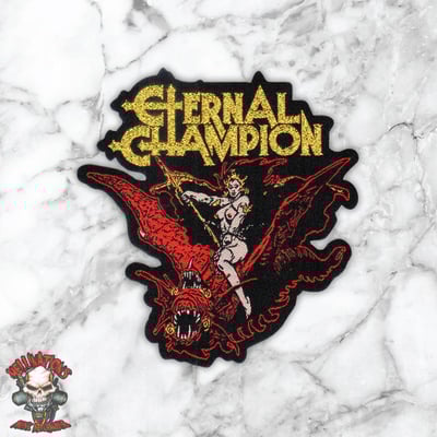ETERNAL CHAMPION Lasercut Woven Patches