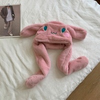 Japanese Anime Plush Dog Ears Up Hat - Thumbnail 9