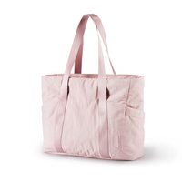Pink Lightweight Puffy Bucket Tote Bag - Thumbnail 1