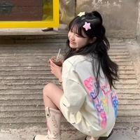 Colorful Butterfly Graphic Short Sleeve T-shirt  - Thumbnail 6