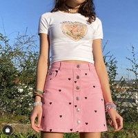 Angel Print Crop Top  - Thumbnail 2