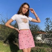 Angel Print Crop Top  - Thumbnail 3