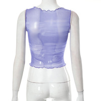 Butterfly Mesh Tank Top - Thumbnail 6