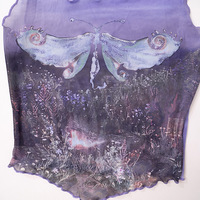 Butterfly Mesh Tank Top - Thumbnail 8