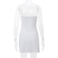 Y2K Graffiti Print Halter Mini Dress  - Thumbnail 8