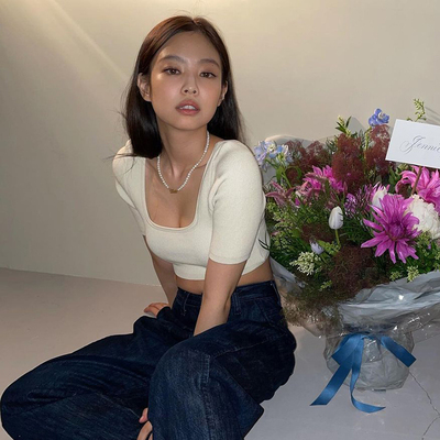 Beige Square Neck Crop Top 