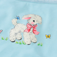 Blue Lamb Print Tank Top  - Thumbnail 5