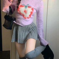 Strawberry Turtleneck Sweater  - Thumbnail 4