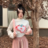 Strawberry Turtleneck Sweater  - Thumbnail 5