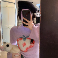 Strawberry Turtleneck Sweater  - Thumbnail 8