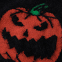 Black Fluffy Pumpkin Turtleneck Sweater -4