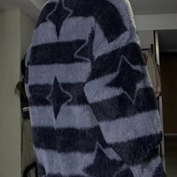 Grey & Black Star Striped Sweater  - Thumbnail 4