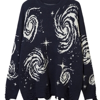 Galaxy Ripped Sweater  - Thumbnail 4