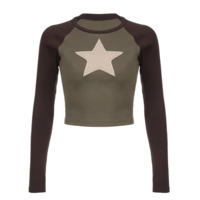Y2K STAR PATCH LONG SLEEVE TEE - Thumbnail 5