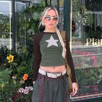 Y2K STAR PATCH LONG SLEEVE TEE - Thumbnail 4