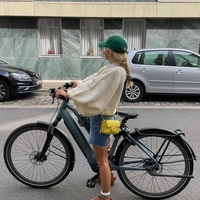 White Cable Knit Lantern Sleeve Sweater  - Thumbnail 3