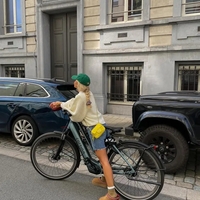 White Cable Knit Lantern Sleeve Sweater  - Thumbnail 6