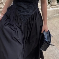 Black Corset Maxi Dress  - Thumbnail 5