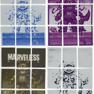 Marveless oe puzzle plate sets