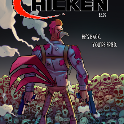 Bulletproof chicken: fear the walking cock